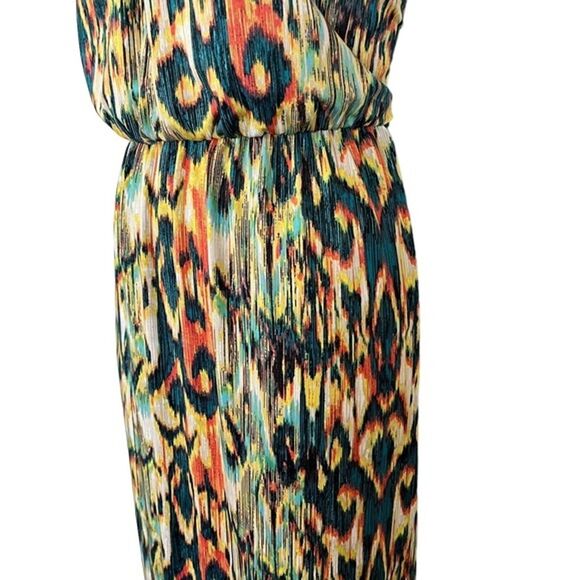 AB Studio Women's Sleeveless Stretch Jersey Knit Maxi Long Beaded Dress sz M - Picture 12 of 16